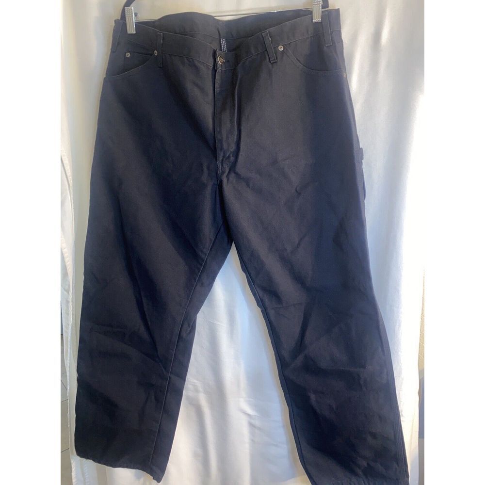 DICKIES Work‎ Wear Jeans, Carpenters Trousers, Black 40" Waist, W40, L30